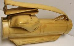 Vintage Carved Wood Decorative Golf Bag - 1306849