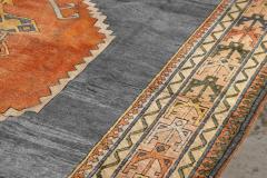 Vintage Central Anatolian Low Pile Wool Rug Turkey Circa 1970 - 4706754