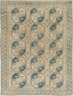 Vintage Central Asian Turkoman Room Size Carpet - 4617371