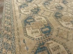 Vintage Central Asian Turkoman Room Size Carpet - 4617374
