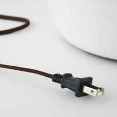 Vintage Ceramic Lamp with Custom Sisal Shade - 4370328