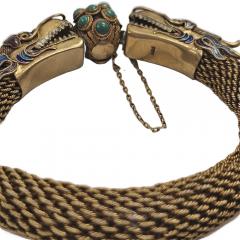 Vintage Chineese Silver Dragon Bracelet - 3492167