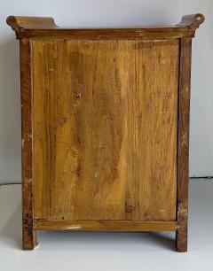 Vintage Chinese Apothecary Cabinet Painted Calligraphy 10 Drawers - 4571856