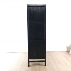 Vintage Chinese Gilt and Black Lacquered Wedding Cabinet circa 1960 - 3916037