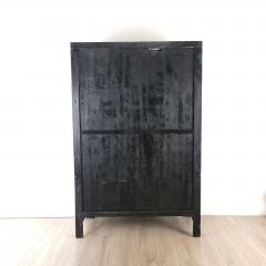 Vintage Chinese Gilt and Black Lacquered Wedding Cabinet circa 1960 - 3916038