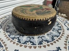 Vintage Chinese Hand Painted Drum - 4406806