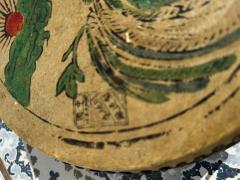 Vintage Chinese Hand Painted Drum - 4406887