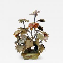 Vintage Chinese Jade Quartz Bonsai Tree Sculpture - 3450690