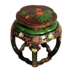 Vintage Chinese Lacquered Chinoiserie Side Table - 3651542