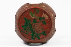 Vintage Chinese Red Lacquered Garden Seat - 4647501
