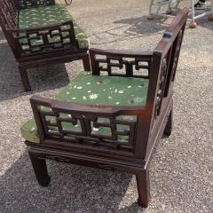 Vintage Chinoiserie Ming Style Rosewood Sofa - 2700255