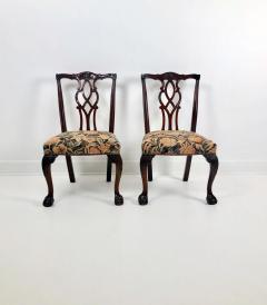 Vintage Chippendale Style Armchairs A Pair - 1828386