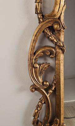 Vintage Chippendale Style Giltwood Mirror Probably Italy circa 1950 - 3489499