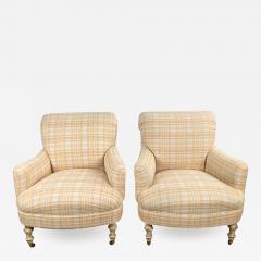 Vintage Club Chairs circa 1970 after 1870 Design A Pair - 2179681