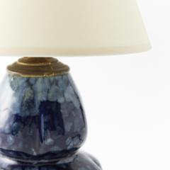 Vintage Cobalt Ceramic Lamp - 3603756