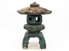Vintage Composite Stone Yukimi Pagoda Lantern 1960s - 3606666
