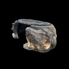 Vintage Concrete Grizzly Bear Bench - 4311630