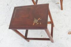 Vintage Copper Inlaid Nesting Tables - 3715885
