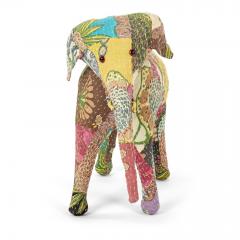 Vintage Cotton Elephant Covered in Indian Textiles - 2509871