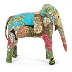 Vintage Cotton Elephant Covered in Indian Textiles - 2509874