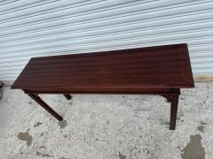 Vintage Council Mahogany Chinese Chippendale Style Console Table - 4383303