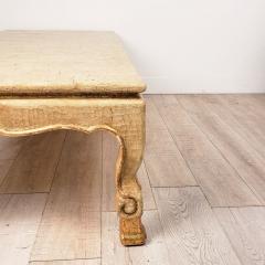 Vintage Crackled Lacquer with Gilt Coffee Table circa 1980s - 2614989