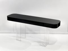 Vintage Curved Acrylic Console - 3465874