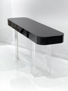 Vintage Curved Acrylic Console - 3465876