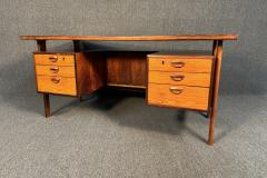 Vintage Danish Mid Century Modern Rosewood Floating Desk Fm50 by Kai Kristiansen - 3568253