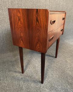 Vintage Danish Mid Century Modern Rosewood Nightstand Entry Chest - 3591650