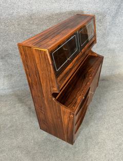 Vintage Danish Mid Century Modern Rosewood Secretary Desk - 3419888