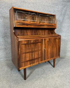 Vintage Danish Mid Century Modern Rosewood Secretary Desk - 3419892