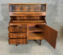 Vintage Danish Mid Century Modern Rosewood Secretary Desk - 3419894