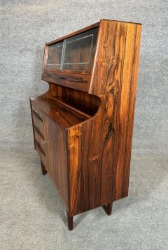 Vintage Danish Mid Century Modern Rosewood Secretary Desk - 3419895