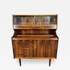 Vintage Danish Mid Century Modern Rosewood Secretary Desk - 3423434