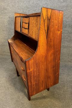 Vintage Danish Mid Century Modern Rosewood Secretary Desk - 3508650