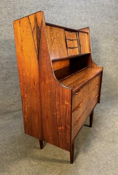 Vintage Danish Mid Century Modern Rosewood Secretary Desk - 3508651