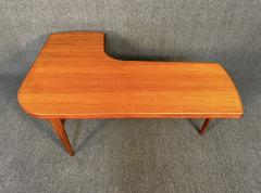 Vintage Danish Mid Century Modern Teak Boomerang Coffee Table - 3578975