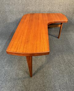 Vintage Danish Mid Century Modern Teak Boomerang Coffee Table - 3578976