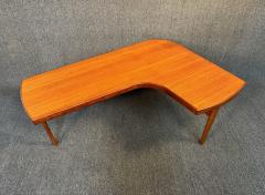 Vintage Danish Mid Century Modern Teak Boomerang Coffee Table - 3578978