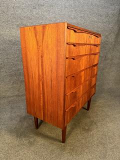 Vintage Danish Mid Century Modern Teak Chest of Drawers Dresser - 3490834