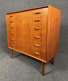 Vintage Danish Mid Century Modern Teak Dresser by Johannes Sorth - 3653531