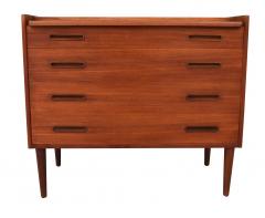 Vintage Danish Mid Century Modern Teak Low Boy Dresser Vanity - 3497626