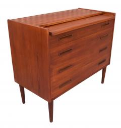 Vintage Danish Mid Century Modern Teak Low Boy Dresser Vanity - 3497627