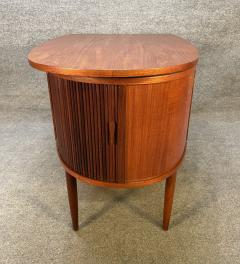 Vintage Danish Mid Century Teak Bullet Desk in the Manner of Kai Kristiansen - 3312711