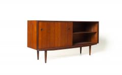 Vintage Danish Modern Teak Credenza with Afromosia Details - 4794707