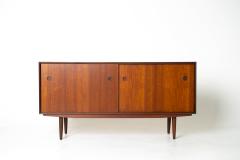 Vintage Danish Modern Teak Credenza with Afromosia Details - 4794741