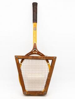 Vintage Davis Tennis Racket with Press USA 1970s - 3606720