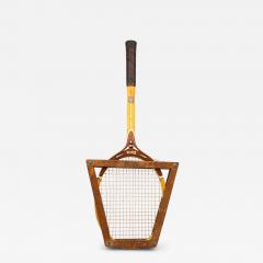 Vintage Davis Tennis Racket with Press USA 1970s - 3611067
