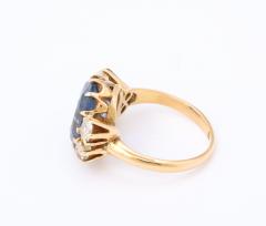 Vintage Deco Sapphire 18 K Gold Ring - 2088420